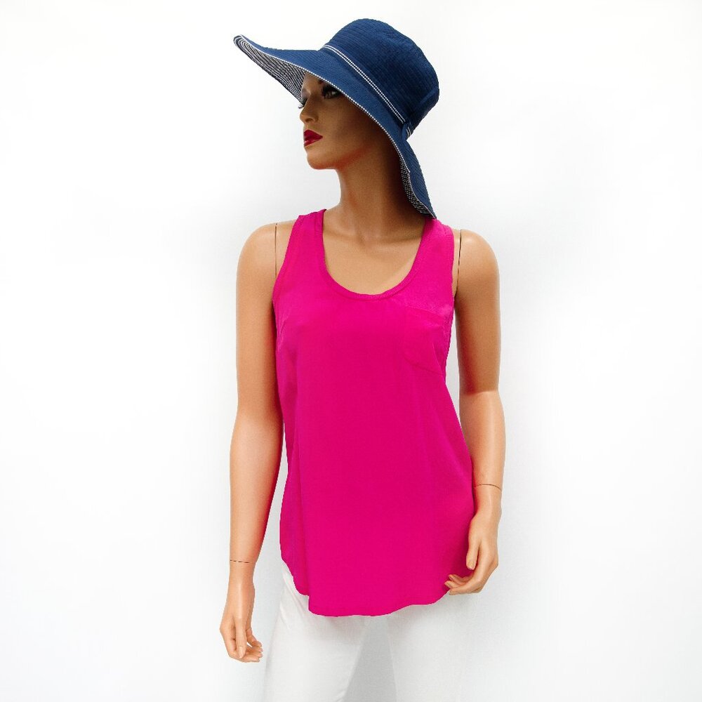 Joie Hot Pink Silk Tank XS